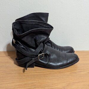 Frye Dorado Slouchy Short Boots Size 8.5